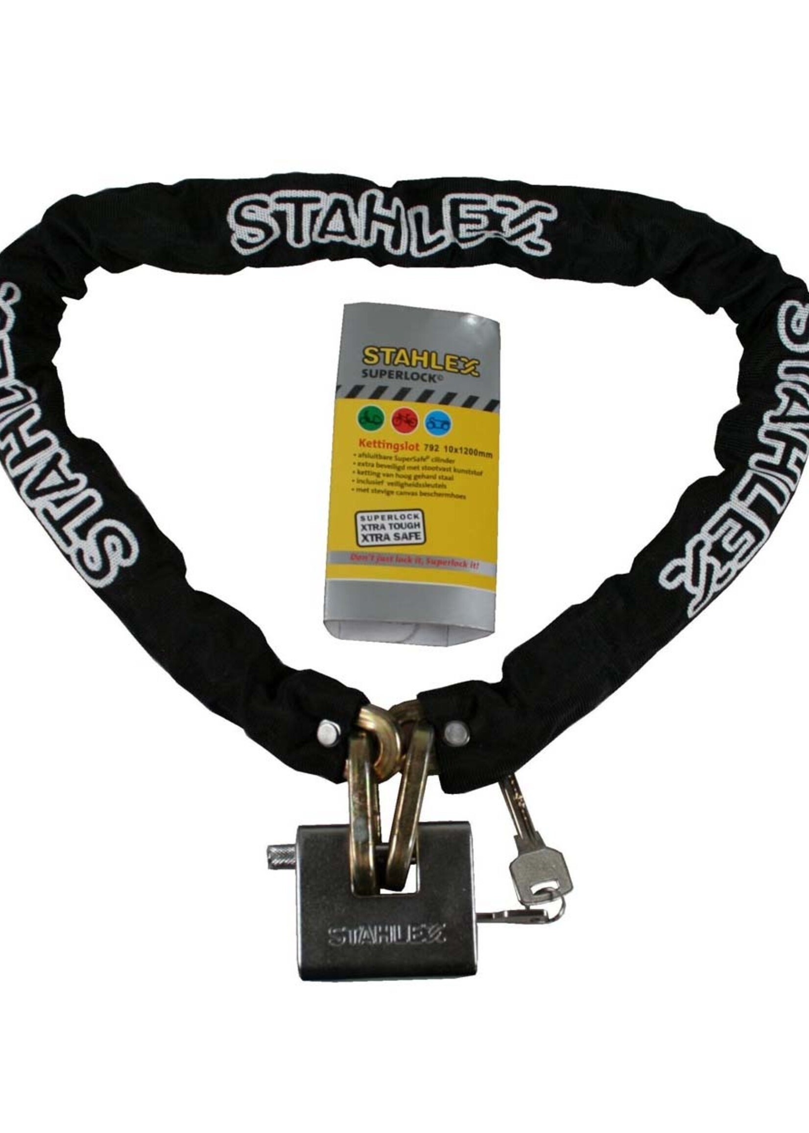 Stahlex Stahlex Superlock  10 x 1200 mm brommer/motor slot