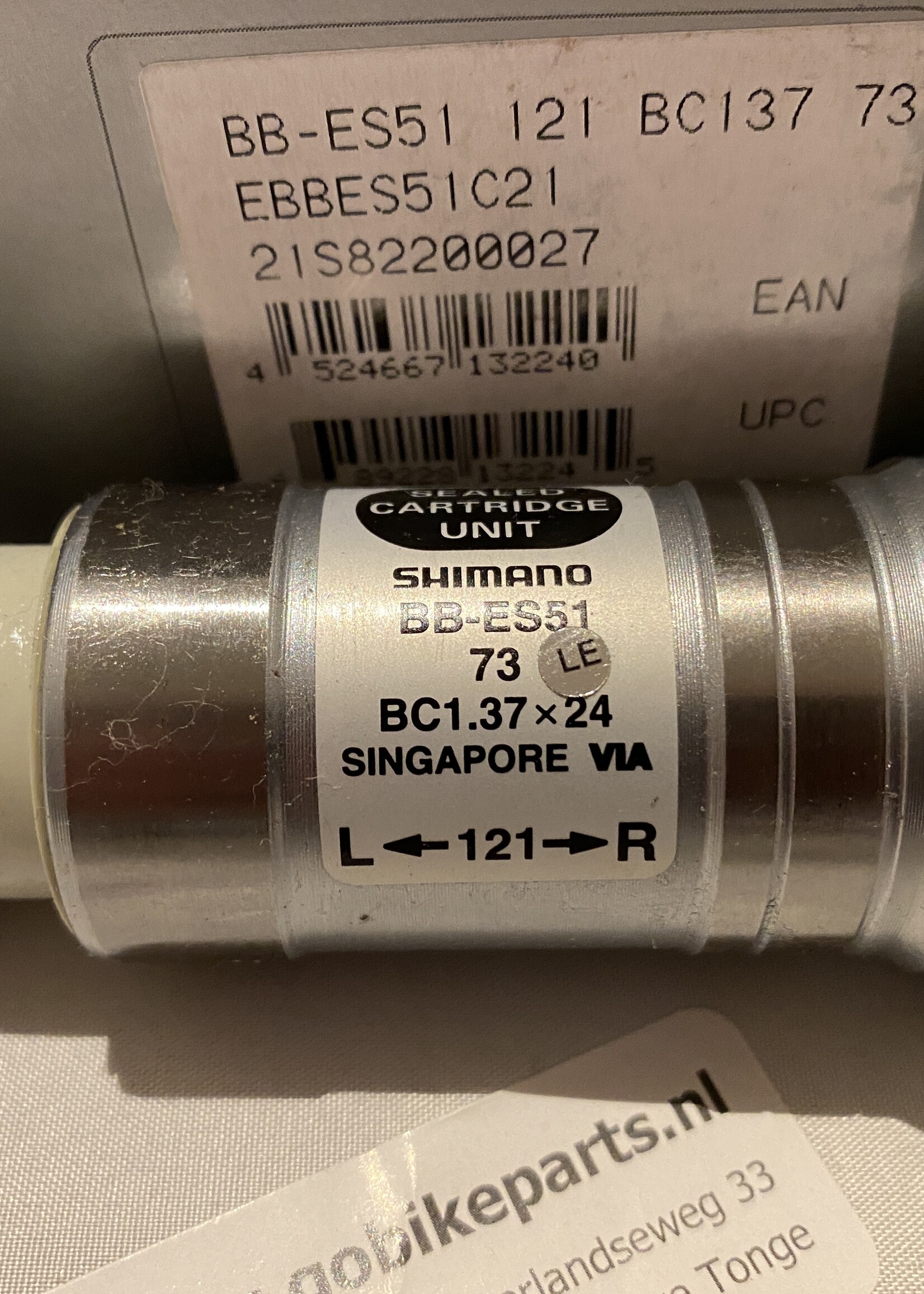 Shimano Shimano bottom bracket BB-ES51 - BSA - 73/121 mm trapas