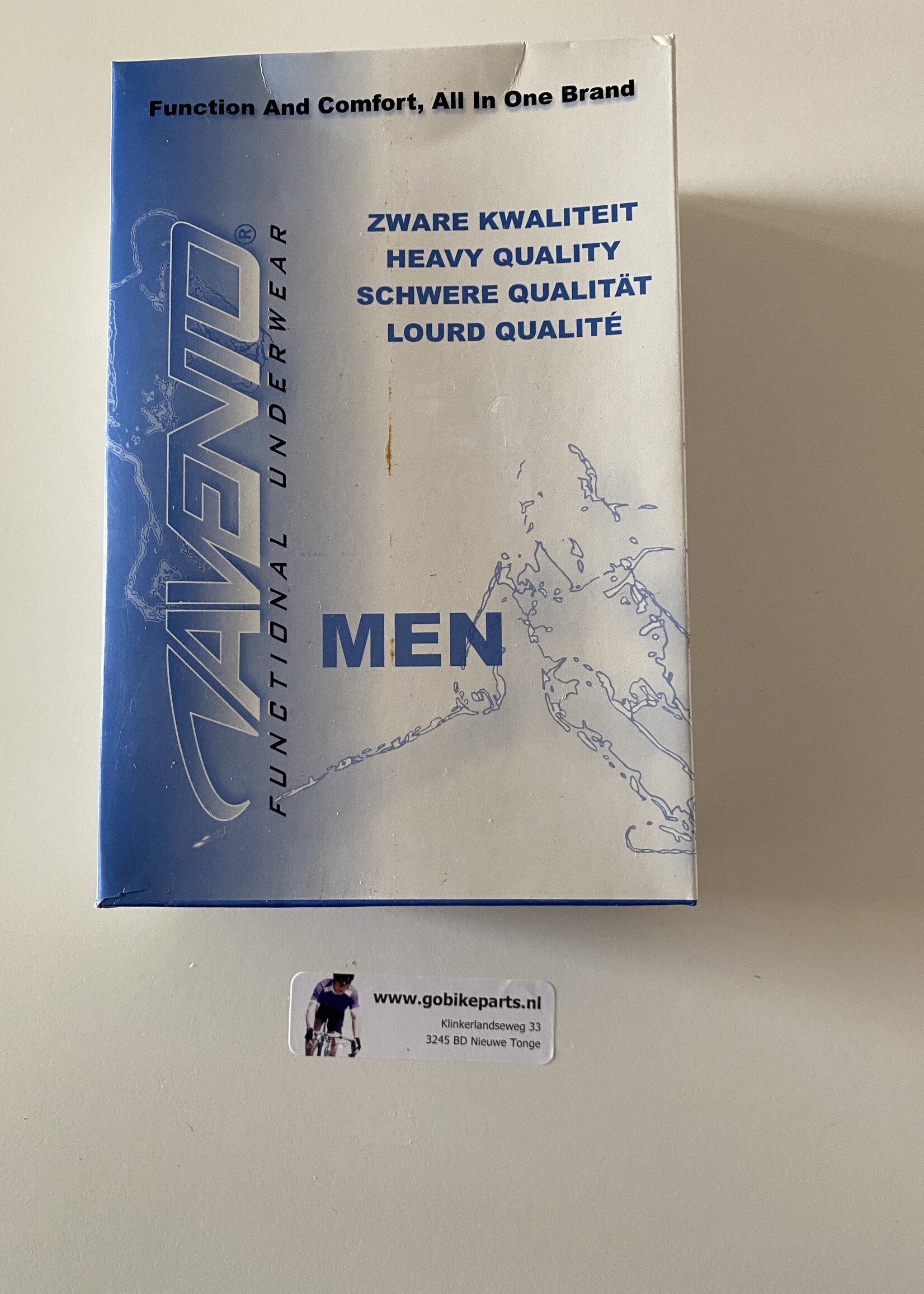 Avento Thermoshirt lange mouw in zwart of wit