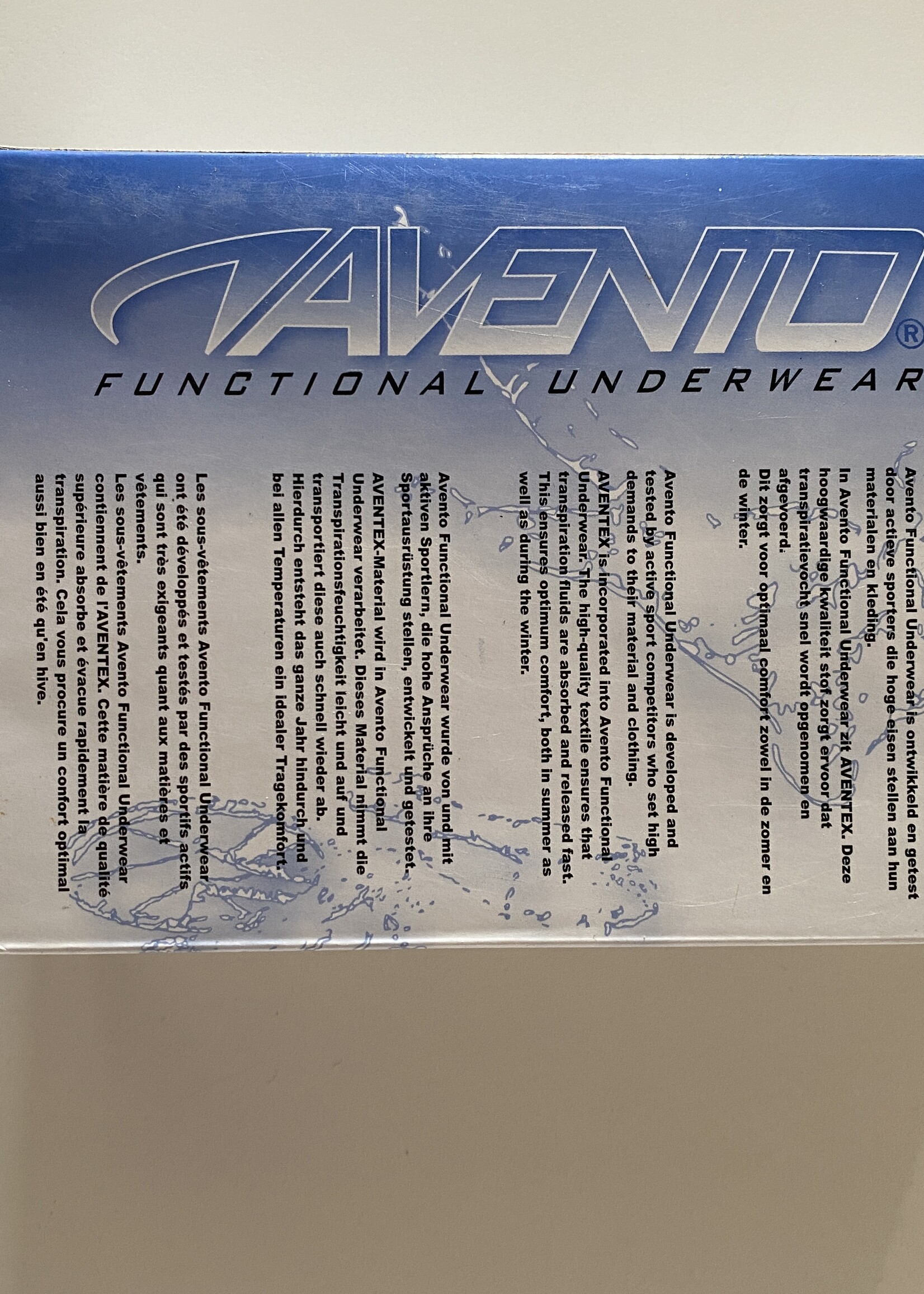 Avento Thermoshirt lange mouw in zwart of wit