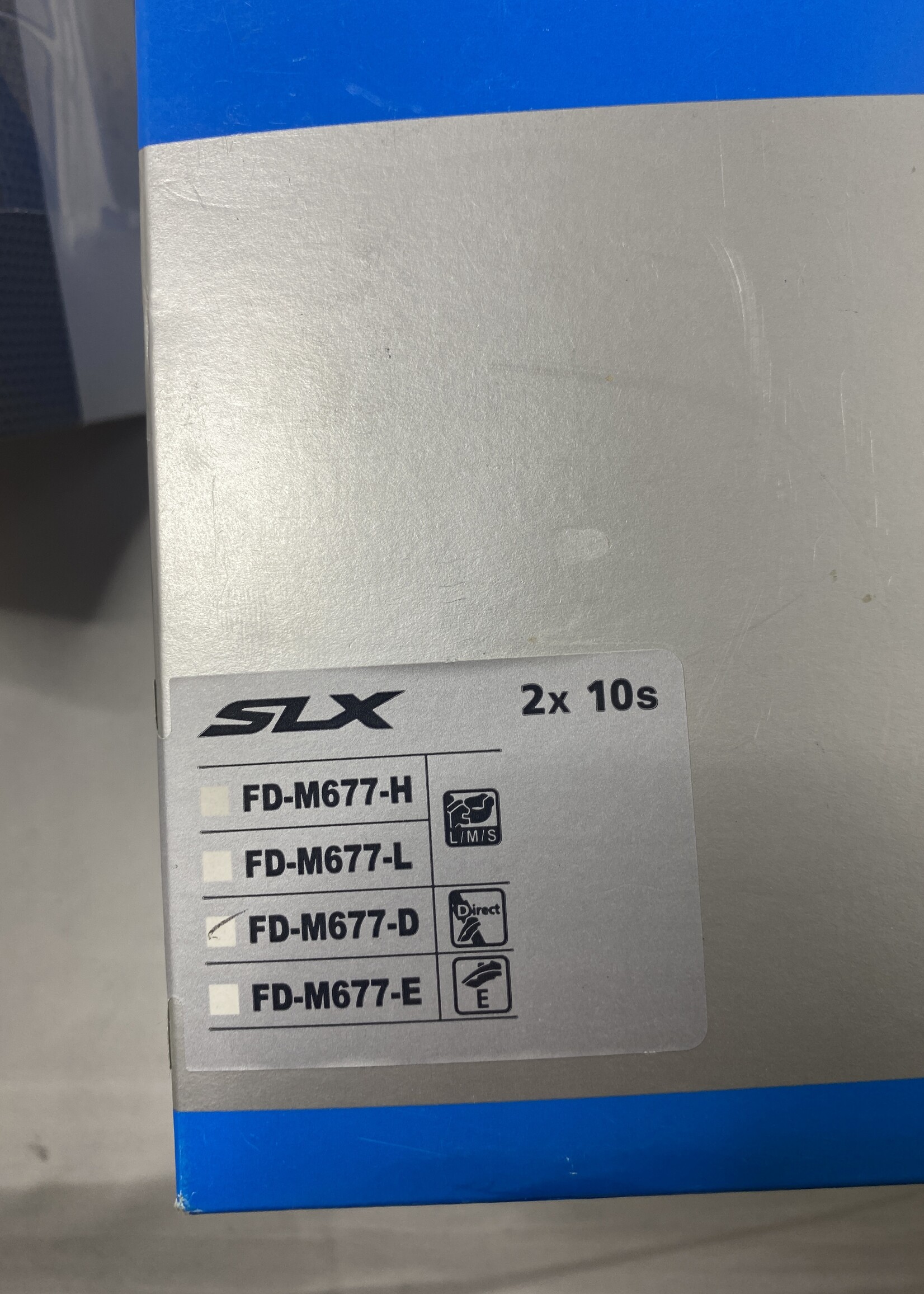 Shimano Shimano SLX FD-M677-D 2 x 10speed voorderailleur