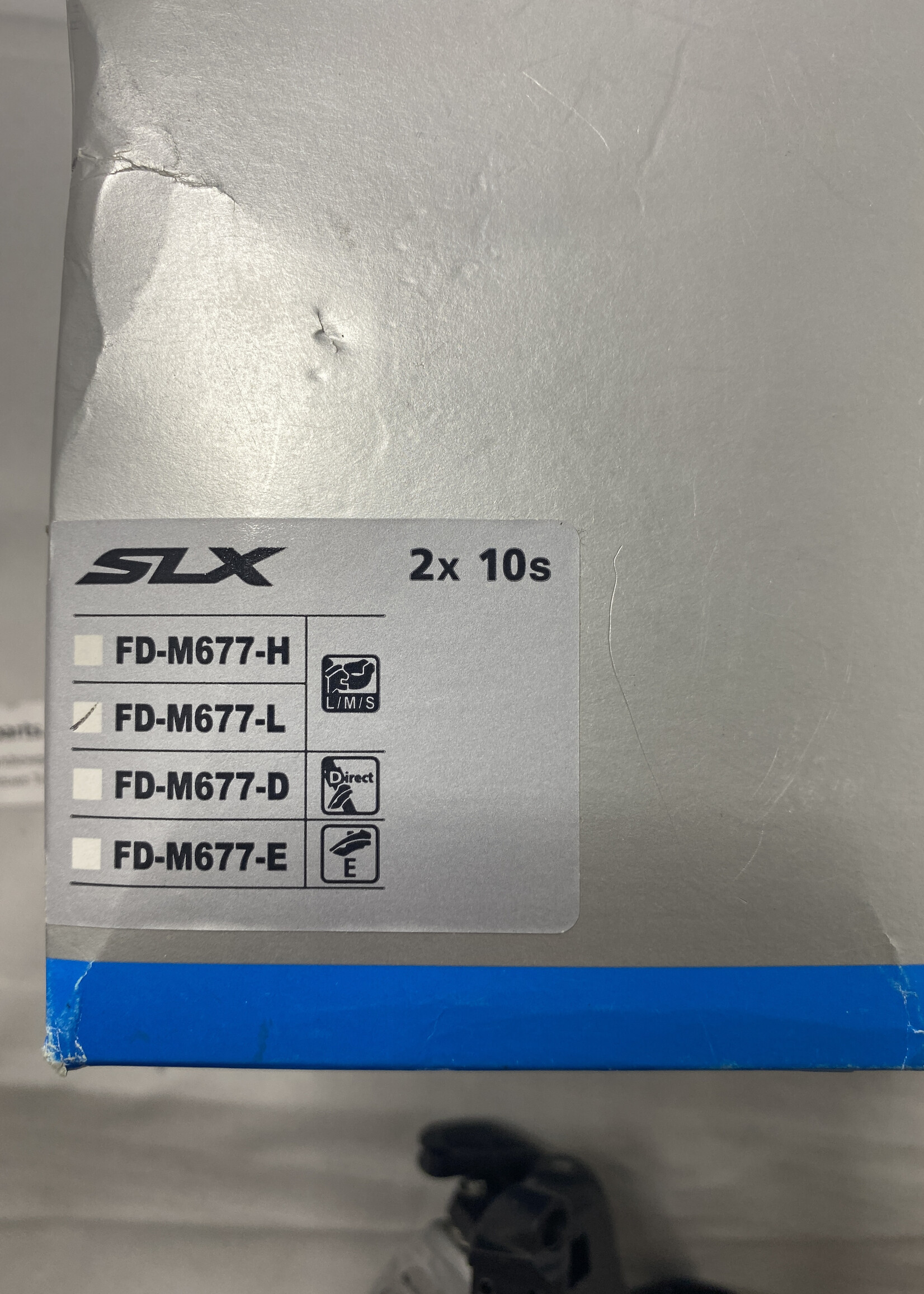 Shimano Shimano SLX FD-M677-L 2 x 10 speed voorderailleur