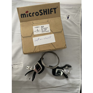 Microshift Microshift MTB shifters 2 x 10 speed XCD zwart-zilver