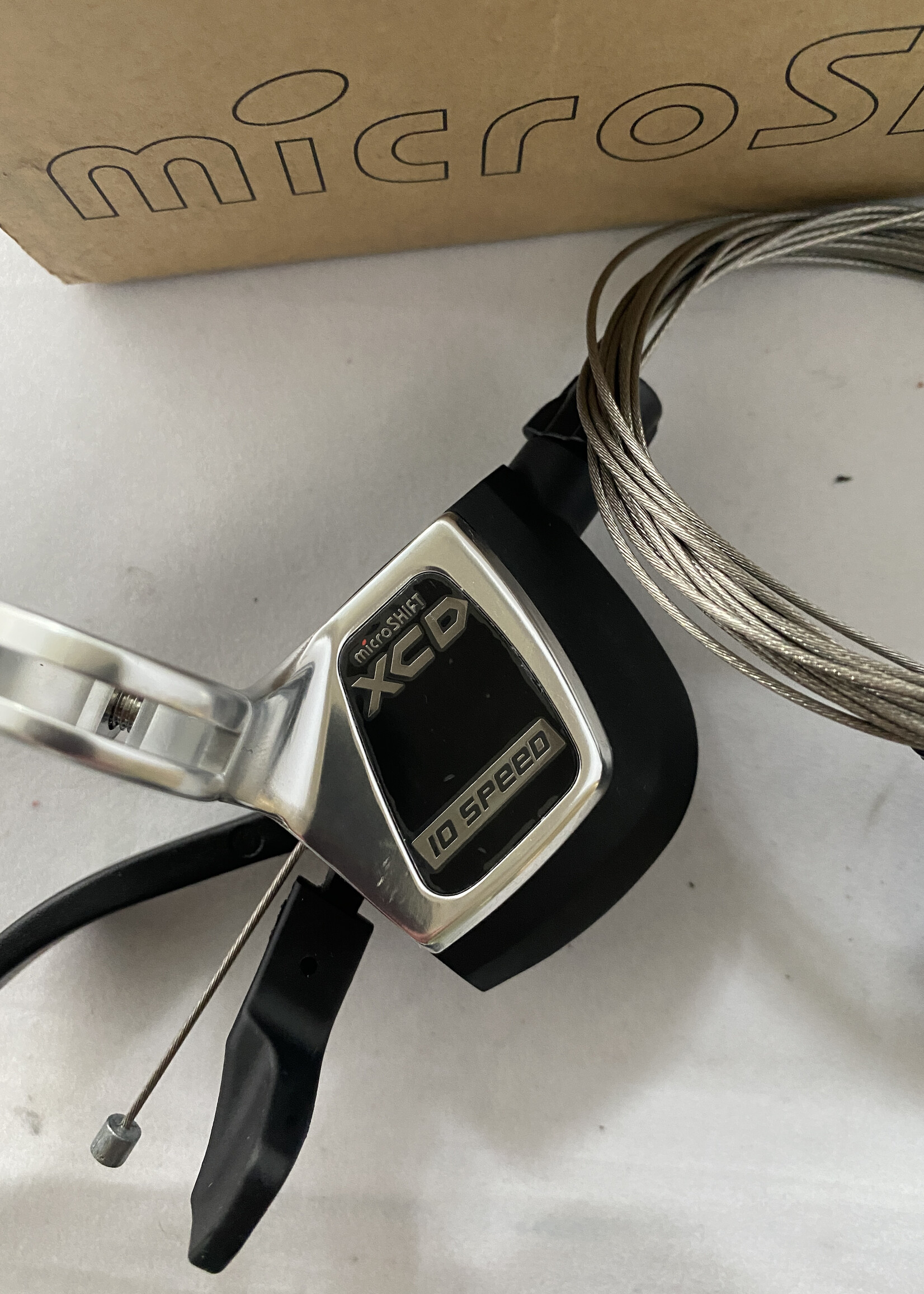 Microshift Microshift MTB shifters 2 x 10 speed XCD zwart-zilver