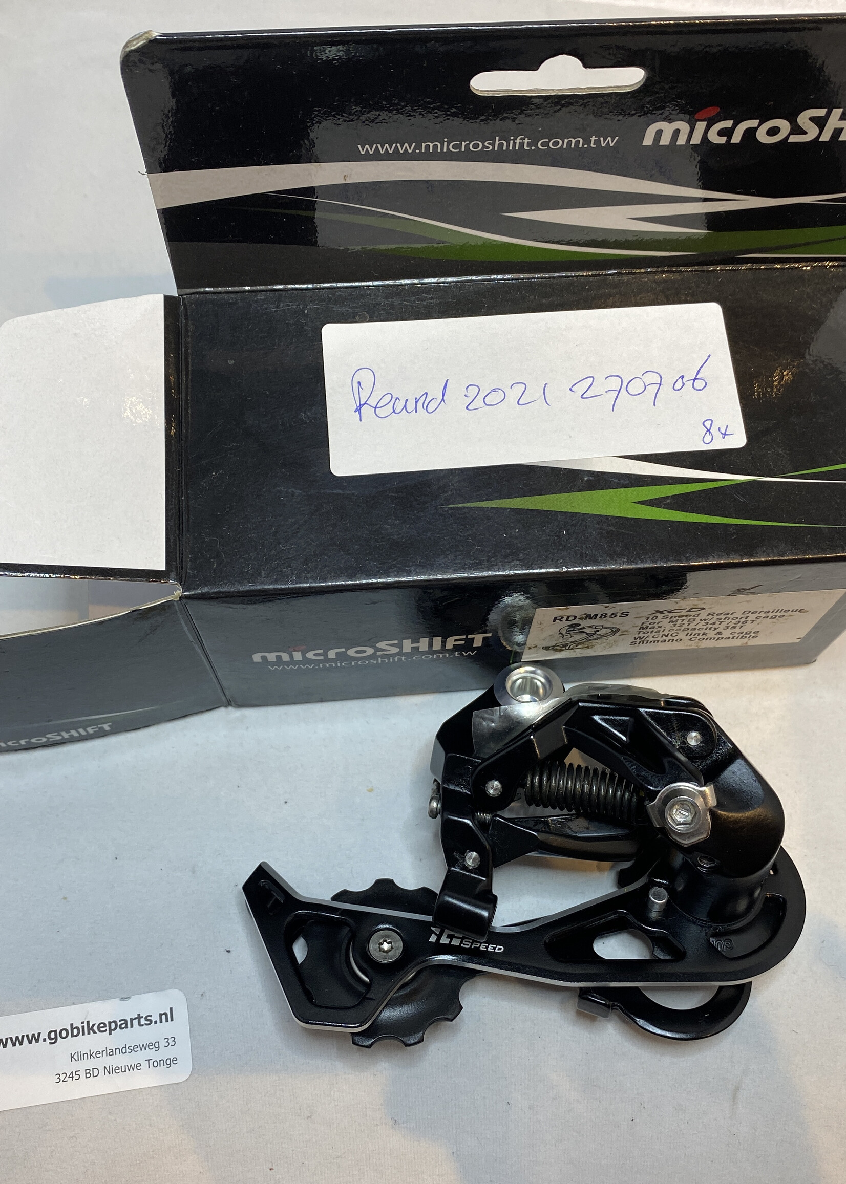 Microshift Microshift RD-M85 S XCD 10 speed MTB achterderailleur korte kooi