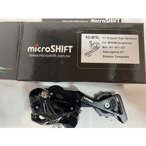 Microshift Microshift RD-M78 L Mega 11/10 speed MTB achterderailleur lange kooi