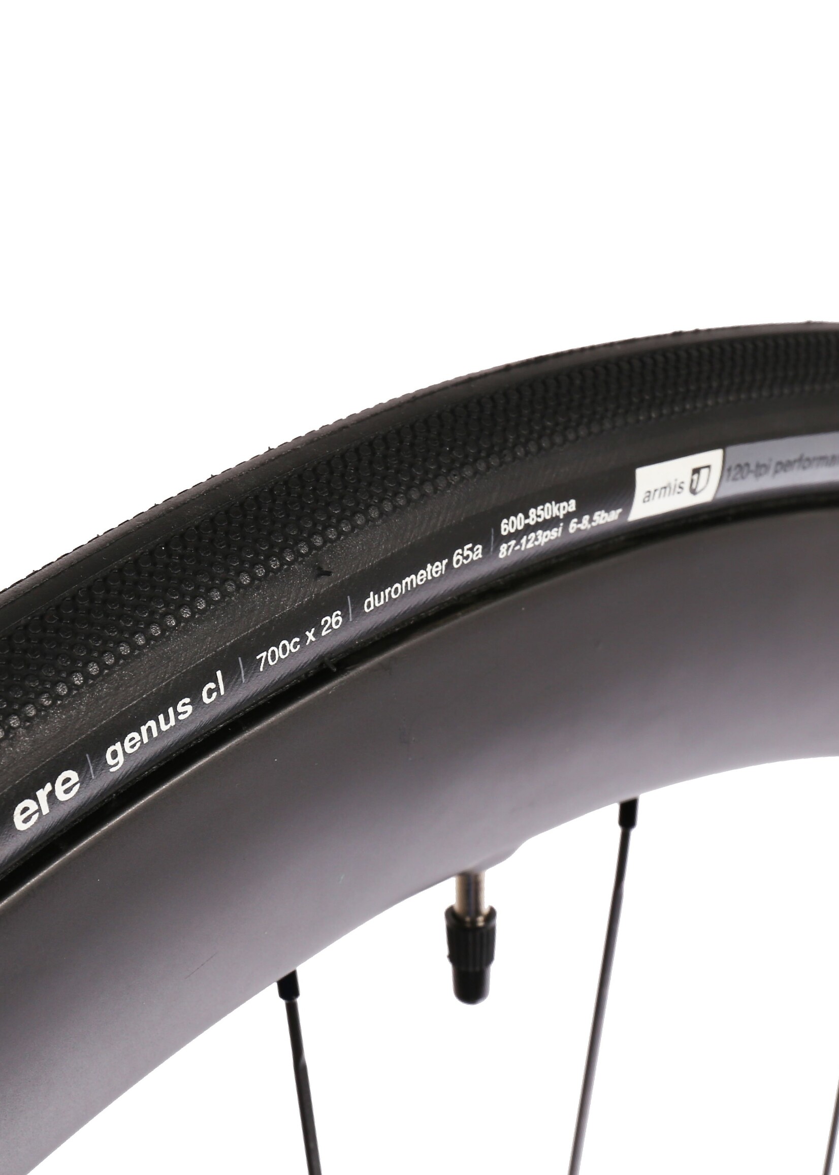 Ere Research Ere Research Genus CL Clincher 120 TPI ProRoad vouwband zwart 28 mm