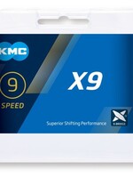 KMC KMC X9 grijs 9 Speed Ketting