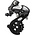 Shimano Altus RD-M310 Achterderailleur 7/8-speed, zwart