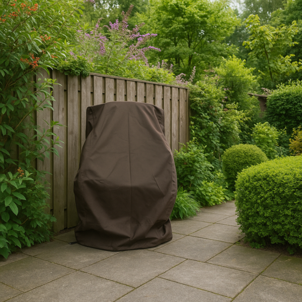 600D Schutzhülle für Gartenstuhl – Luxus Dunkelbraun