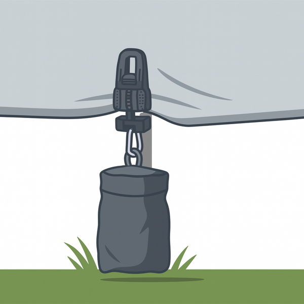 Planenspanner Support Pole Set