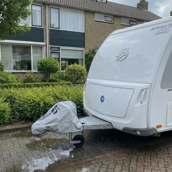 Deichselhaube Grau PVC