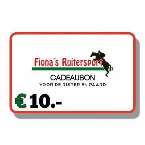 Cadeaubon €10.- Cadeaubon €10.-
