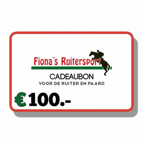 Cadeaubon €100.- Cadeaubon €100.-