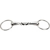 DOUBLE JOINTED LOOSE RING SNAFFLE SS, 19 MM