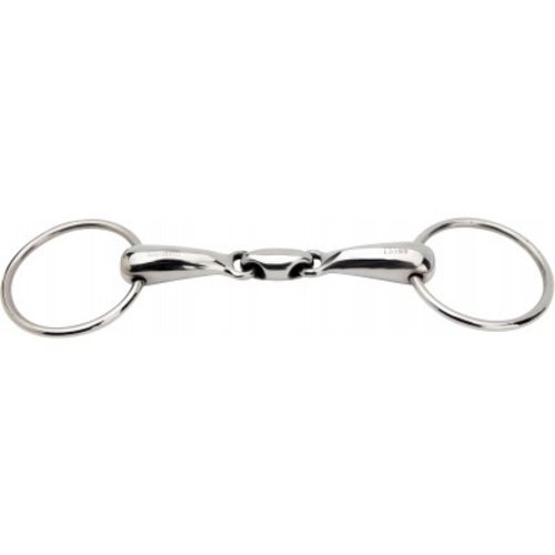 Horka DOUBLE JOINTED LOOSE RING SNAFFLE SS, 19 MM Horka DOUBLE JOINTED LOOSE RING SNAFFLE SS, 19 MM