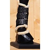 Tranings boots Croco-silver