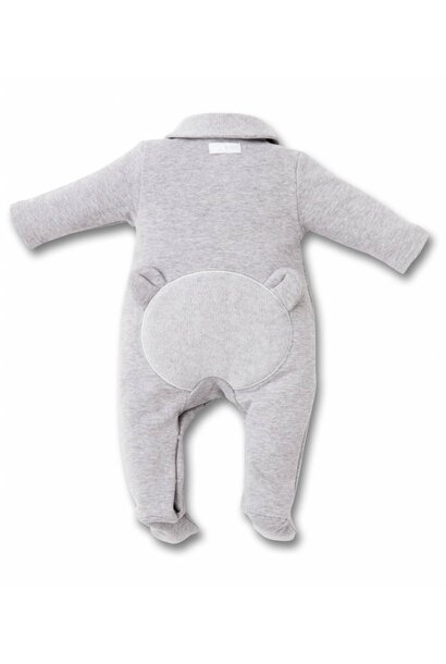babypakje met teddy - grijs