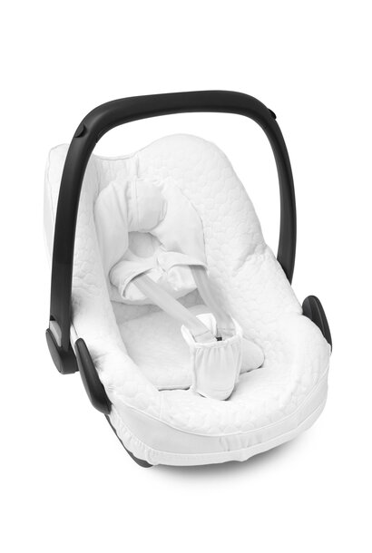White Hoes voor Maxi-Cosi Pebble & Pebble+ - Jersey