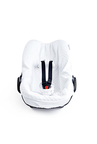 White Hoes voor Maxi-Cosi Pebble & Pebble+ - Popeline