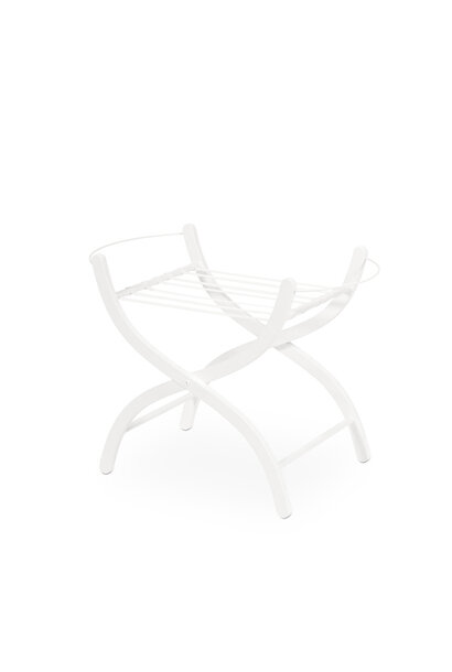 houten standaard voor rieten reiswieg