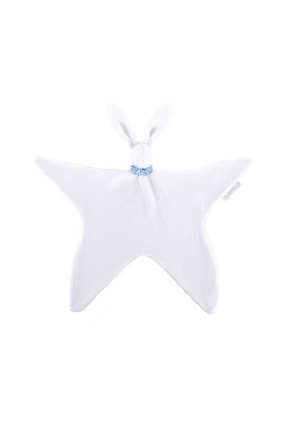 Sweet Blue Knuffeldoekje - gewafeld