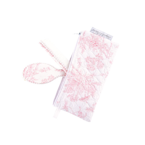  Théophile & Patachou Sweet Pink Borstel en kam + pochet 
