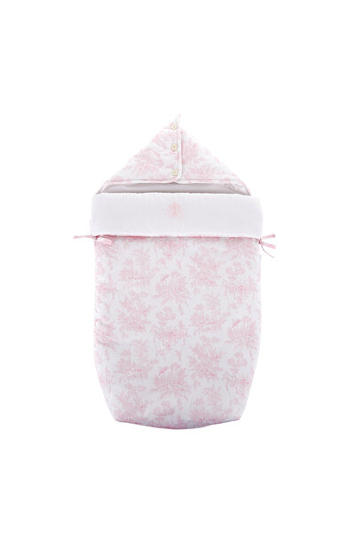 Sweet Pink Voetenzak voor reiswieg