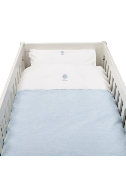 Sweet Blue Donsovertrek bed 100x135cm  + sloop