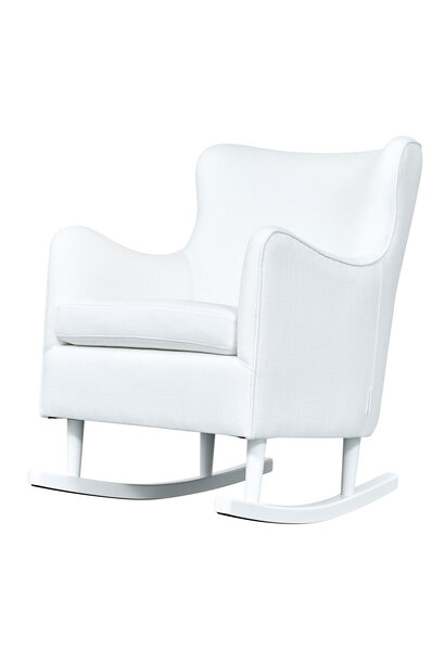Rocking Chair Linnen - Wit