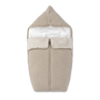 wol & cashmere babynestje voor wieg - Ethnic White