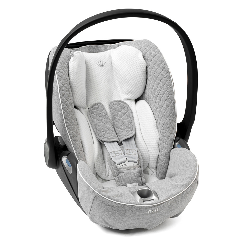 First - My First Collection hoes autostoel Cloud Z - Endless Grey Soft -  Baby Dreams