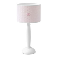 lamp met voet en kap - Pretty Pink