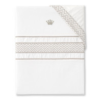 thumb-ledikant donsovertrek met sloop - Ethnic White-2