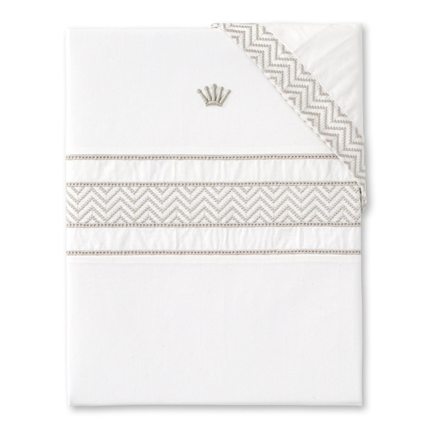 ledikant donsovertrek met sloop - Ethnic White-2