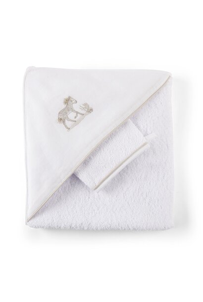 Safari kaphanddoek + washandje
