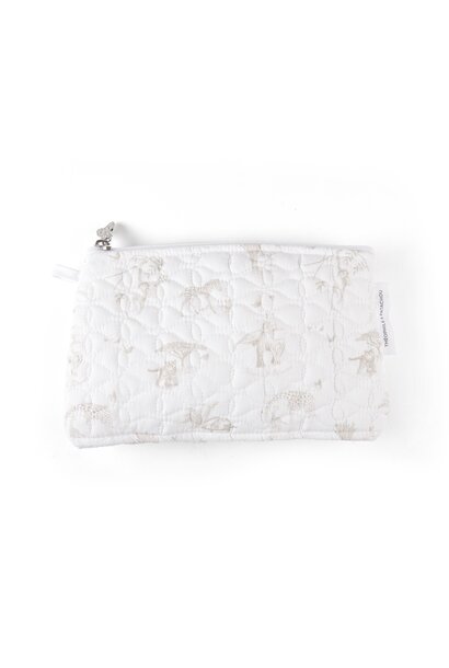 Safari platte tas - gewatteerd
