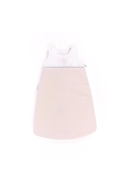 Cotton Pink slaapzak 70cm 3-9 maanden - gewafeld