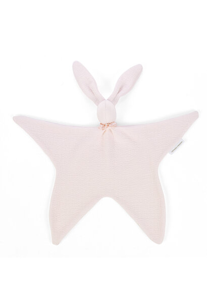 Cotton Pink knuffeldoekje - gewafeld