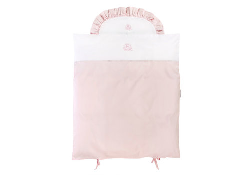  Théophile & Patachou Cotton Pink donsovertrek wieg 80x80cm + sloop 