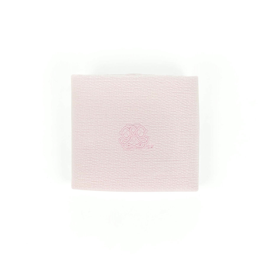 Cotton Pink doopdeken 65x80cm - gewafeld-1