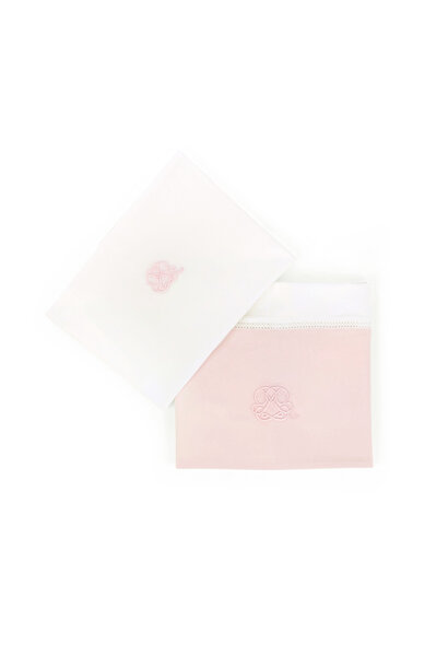 Cotton Pink laken bed 105x170cm + sloop