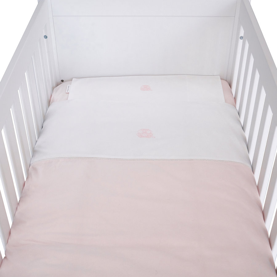 Cotton Pink donsovertrek bed 100x135cm  + sloop - katoen-1