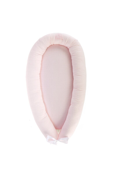 Cotton Pink baby slaapnestje - gewafeld