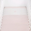 Théophile & Patachou Cotton Pink donsovertrek bed 100x135cm  + sloop - gewafeld