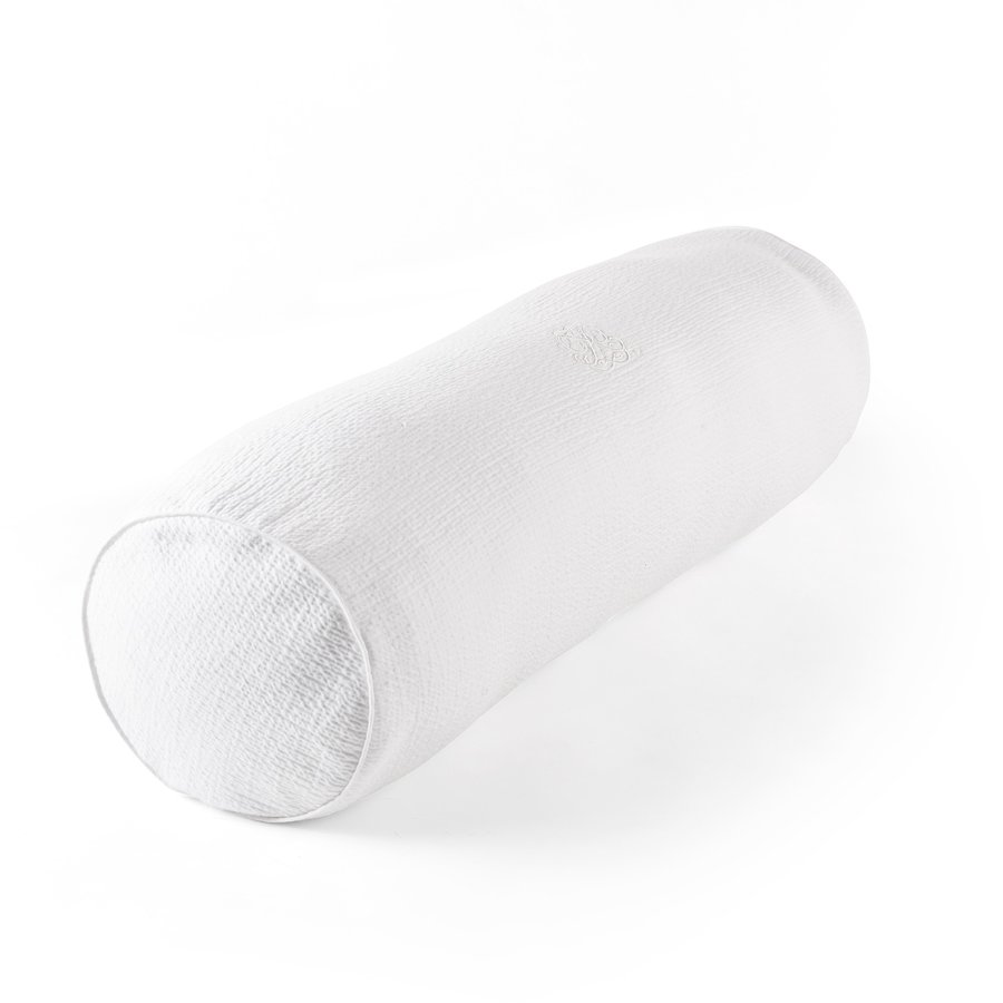 Cotton White Rolkussen geborduurd - Gewafeld-1