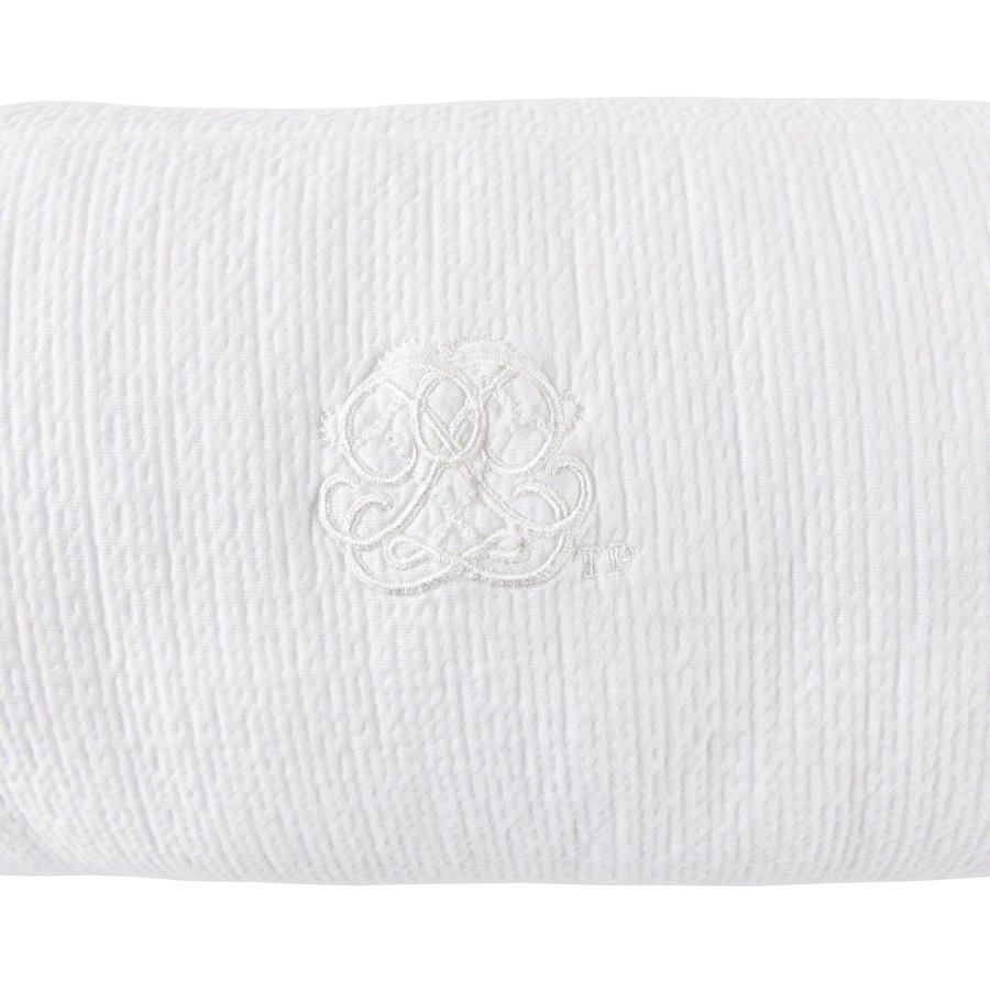 Cotton White Bedbeschermer 210 cm - Gewafeld H: 18 cm-3