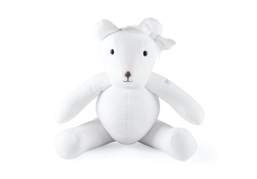 Théophile & Patachou Cotton White Beer Patachou strik oor wit - Gewafeld 