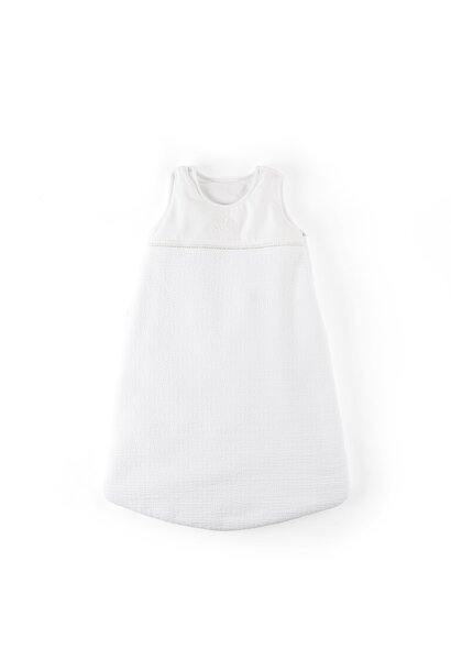 Cotton White Slaapzak 70cm - Gewafeld