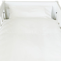 thumb-Cotton White Donsovertrek bed 100x135cm  + sloop - katoen-1